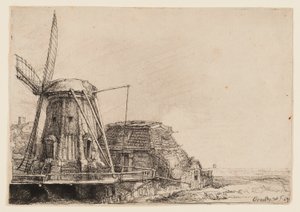 Wiatrak autorstwa Rembrandt van Rijn