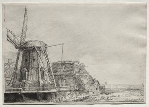 Wiatrak autorstwa Rembrandt van Rijn