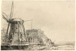 Wiatrak autorstwa Rembrandt van Rijn