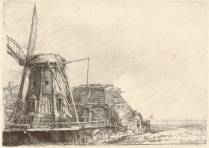Wiatrak autorstwa Rembrandt van Rijn