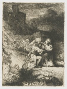 Agonia w ogrodzie autorstwa Rembrandt van Rijn