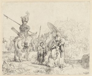 Chrzest eunucha autorstwa Rembrandt van Rijn