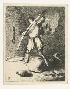 Ścięcie św. Jana Chrzciciela autorstwa Rembrandt van Rijn