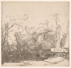 Przystań dla łodzi autorstwa Rembrandt van Rijn