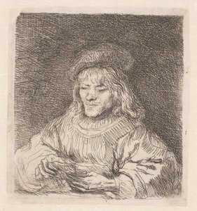 Gracz w karty autorstwa Rembrandt van Rijn