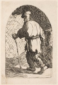 Ucieczka do Egiptu: szkic autorstwa Rembrandt van Rijn