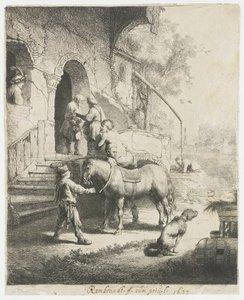 Dobry Samarytanin autorstwa Rembrandt van Rijn