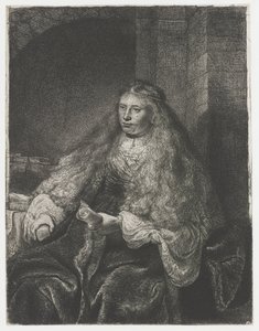 Wielka żydowska panna młoda autorstwa Rembrandt van Rijn