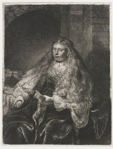 Wielka żydowska panna młoda autorstwa Rembrandt van Rijn
