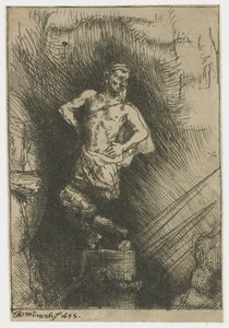 Obraz widziany przez Nabuchodonozora autorstwa Rembrandt van Rijn