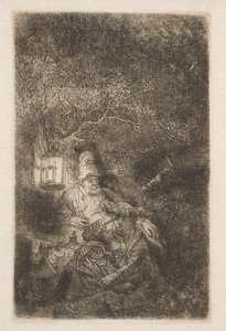 Reszta lotu: utwór na noc autorstwa Rembrandt van Rijn