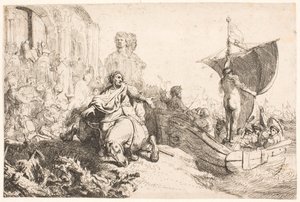 Statek Fortuny autorstwa Rembrandt van Rijn