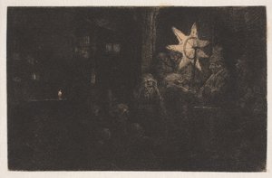 Gwiazda królów: utwór na noc autorstwa Rembrandt van Rijn