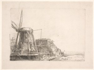 Wiatrak autorstwa Rembrandt van Rijn