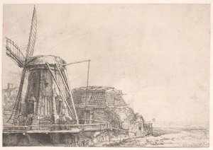 Wiatrak autorstwa Rembrandt van Rijn