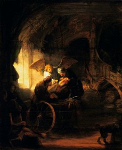 Tobiasz zwraca wzrok swojemu ojcu, 1636 autorstwa Rembrandt van Rijn