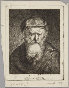 Melancholijny starzec autorstwa Rembrandt van Rijn