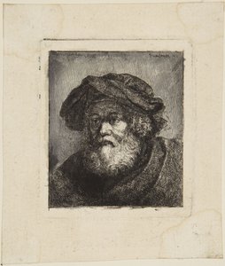 Starzec w czapce autorstwa Rembrandt van Rijn