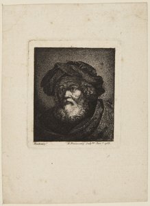 Starzec w czapce autorstwa Rembrandt van Rijn