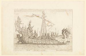 Hercole barca del Sig. Nicolo Cimenes, z Naczyń Argonautów na wesele Cosimo de