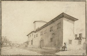Villa Bellagio, Castello, w pobliżu Florencji autorstwa Remigio Cantagallina