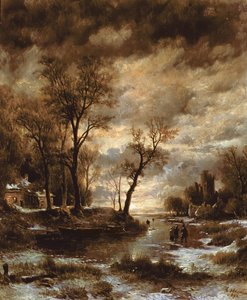 Zima w Holandii, 1872
