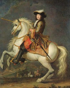Portret konny Ludwika XIV (1638-1715)