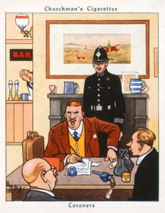 Koronerzy (druk kolorowy) autorstwa René Bull