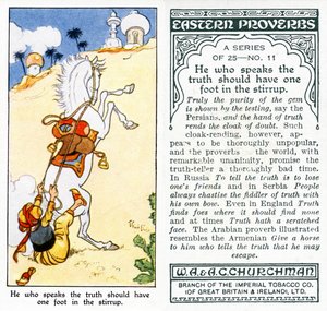 „Ten, kto mówi Prawdę, powinien mieć jedną nogę w strzemieniu”, 1931 (zob. także 498188)