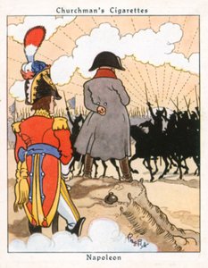 Napoleon (kolorowa litografia) autorstwa René Bull