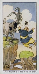 Wyjście poza jest tak złe, jak upadek (kolor lito) autorstwa René Bull