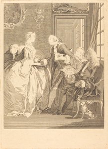 Umowa małżeńska autorstwa René Gaillard after Charles Eisen