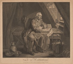 Medytacja autorstwa René Gaillard, after Johann Eleazar Schenau