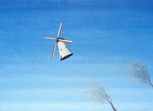 Jesień w Holandii, 2001, olej na płótnie