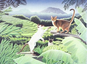 Bali, 2002, Rysunek ołówkiem na papierze