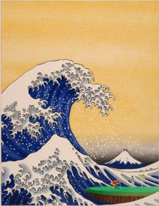 HOKUSAI-Golf, 2021, Rysunek ołówkiem na papierze