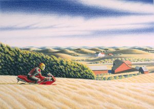 Offroad, 2001, Rysunek ołówkiem na papierze