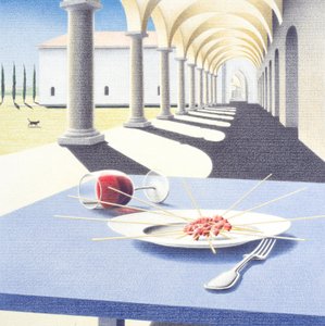 Makaron, 2005 , Rysunek ołówkiem na papierze