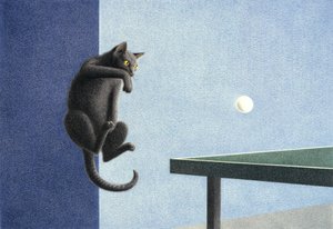 tenis stołowy autorstwa Rene Boin