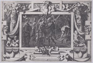 Medea wyrusza z Jasonem Nagła noc z Jasonem Medea opuszcza Colchis we wschodnim Argo..., 1563.