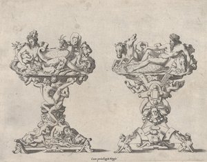 Dwie solniczki, XVI-XVII w. autorstwa Rene Boyvin