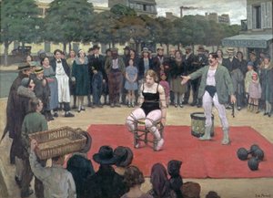 The Traveling Performers, ok. 1928-30 (olej na płótnie)