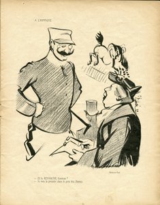 Ilustracja Hermanna-Paula (1864-1940) w Dzikiej kaczce autorstwa Rene George Hermann Paul