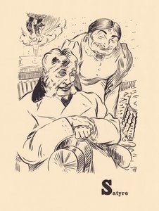 S jak Satyr autorstwa Rene George Hermann Paul