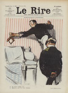 Przeprowadzka ministerialna. Ilustracja do Le Rire