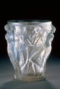 Wazon Bachantki ze szkła opalizującego, ok. 1920 r., Rene Lalique (1860-1945). Francja, XX wiek.