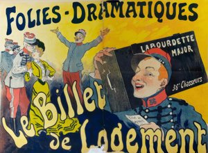 Kupon zakwaterowania autorstwa Rene Pean