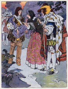 Uczeń Saint-Cyr za Ludwika XIV (kolor lito) autorstwa Rene Vincent