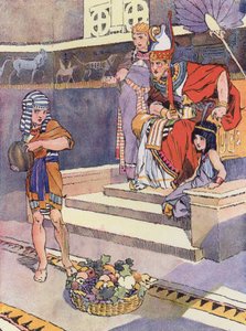 Mały Egipcjanin pod Ramzesem II (kolor lito) autorstwa Rene Vincent