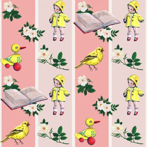 Słodkie lalki i róże autorstwa Renee Machan Cottagecore Artist